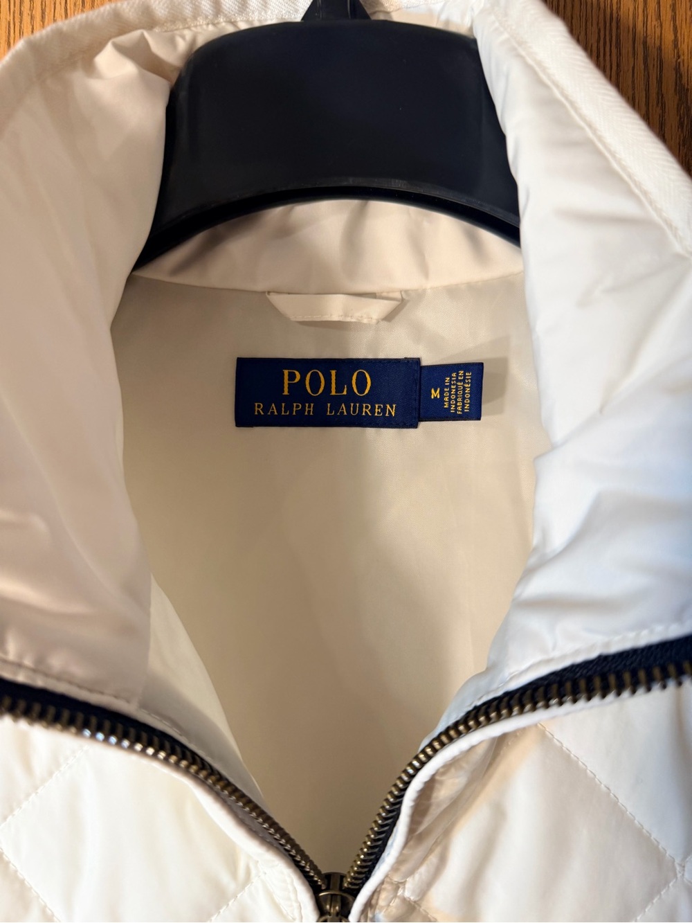 Ralph Lauren White Quilted Zip-Front Vest - Picture 7 of 8